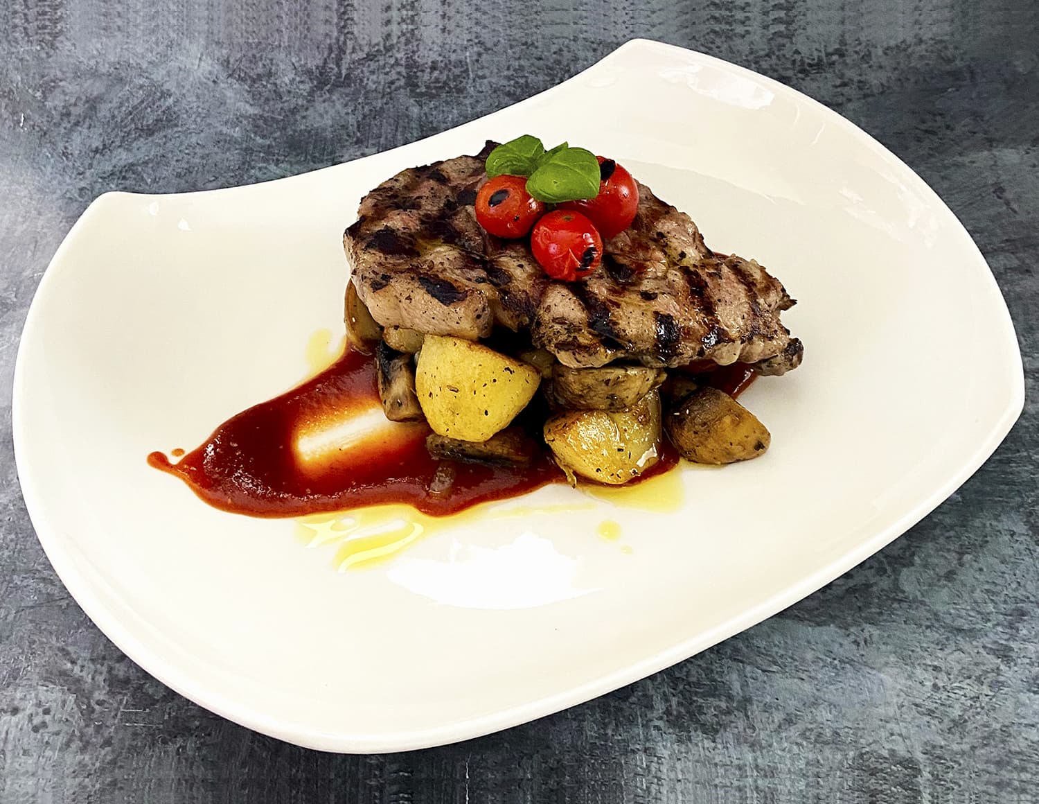 Шницель из свинины по-сицилийски