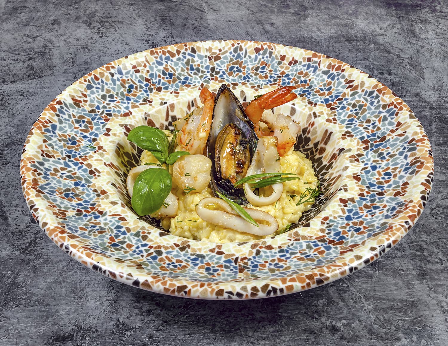 Ризотто с морепродуктами